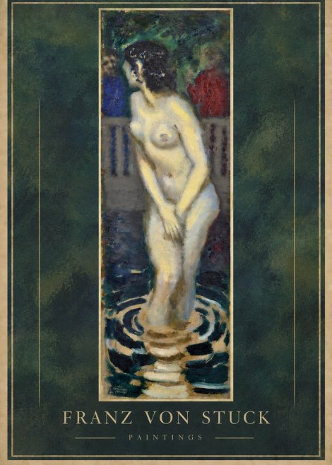 Franz von Stuck The Bather No4 - Plakát