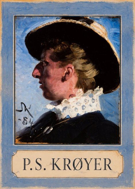 P.S. Krøyer Self-portrait II No1 - Plakát