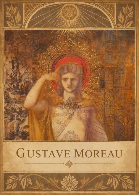Gustave Moreau The Messenger No6 - Plakát