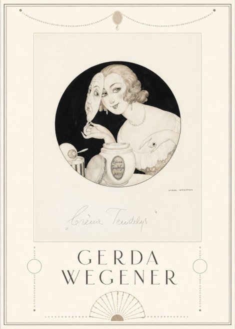 Gerda Wegener Crème Teindelys I No5 - Plakát