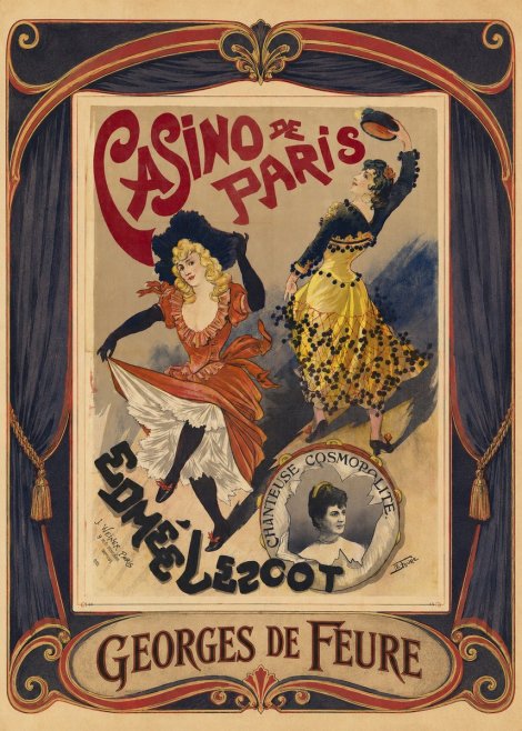 Georges de Feure Edmée L'escot No5 - Plakát
