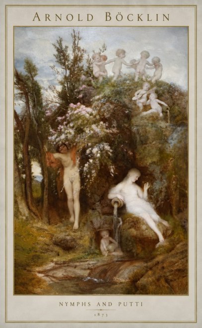 Arnold Böcklin Springtime No3 - Plakát