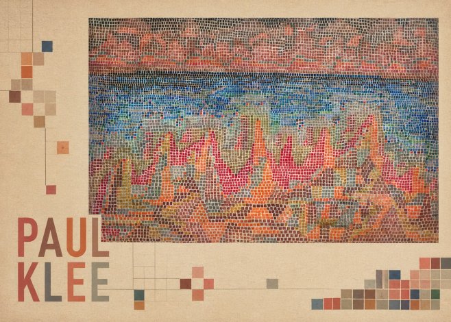 Paul Klee Abstract Gridded Composition No2 - Plakát