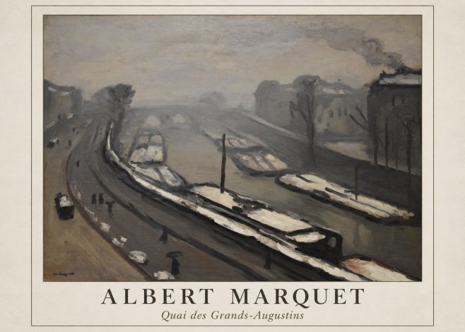 Albert Marquet Quai Des Grands-augustins No1 - Plakát