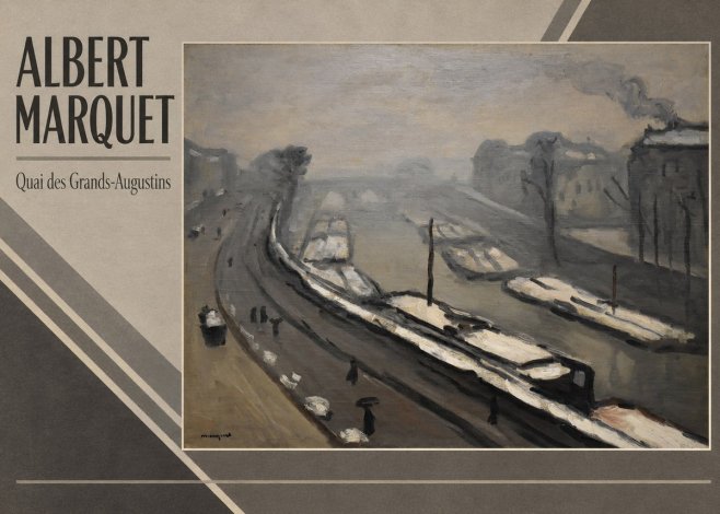 Albert Marquet Quai Des Grands-augustins No2 - Plakát