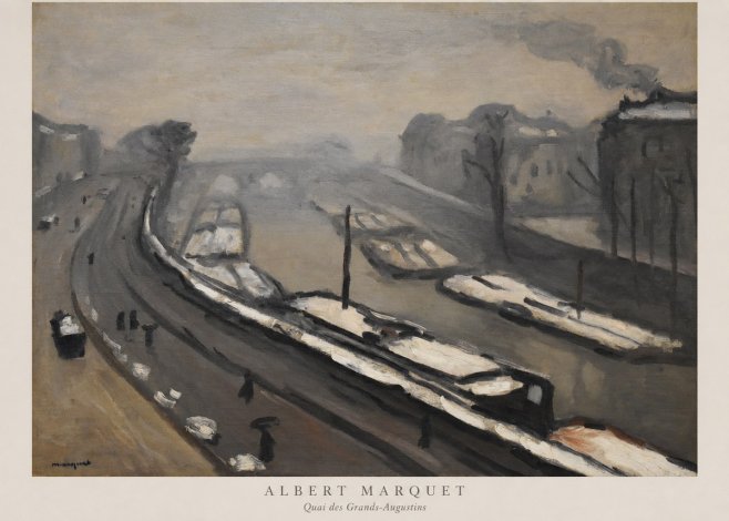 Albert Marquet Quai Des Grands-augustins No6 - Plakát