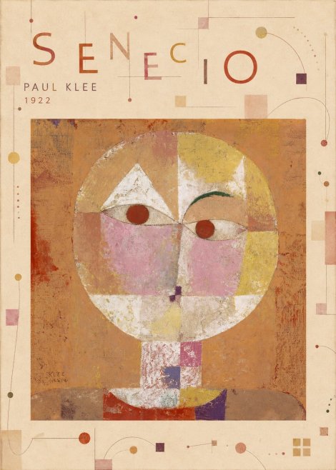 Paul Klee Senecio No5 - Plakát