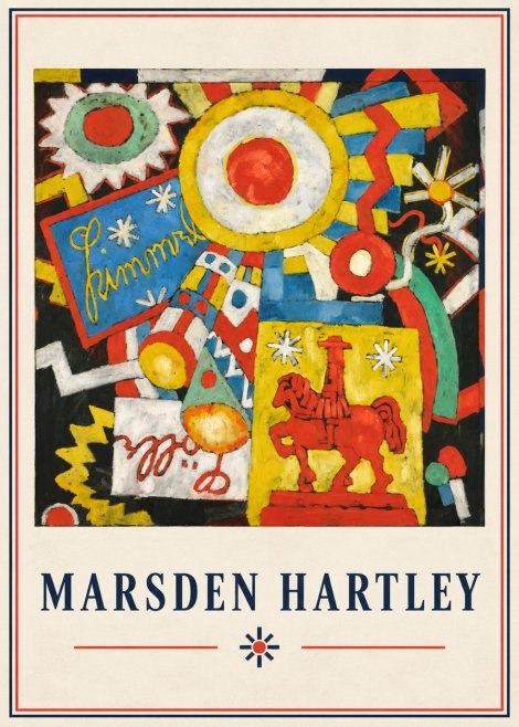 Marsden Hartley Himmel Lille No4 - Plakát