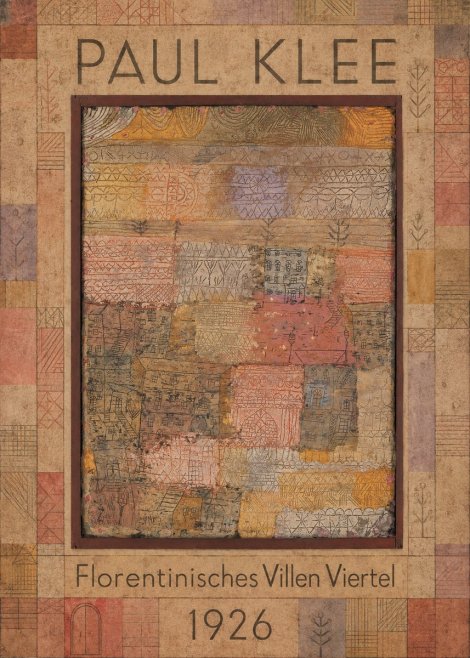 Paul Klee Florentinisches Villen Viertel No1 - Plakát