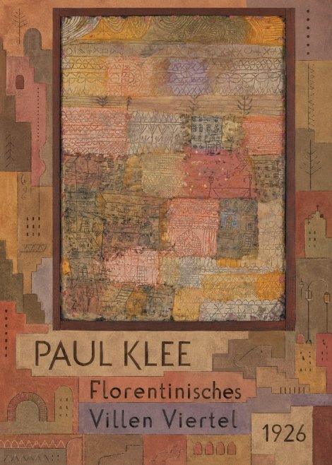 Paul Klee Florentinisches Villen Viertel No6 - Plakát