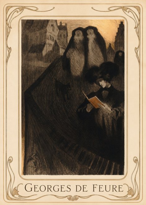 Georges de Feure La Liseuse No1 - Plakát