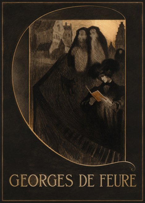 Georges de Feure La Liseuse No3 - Plakát