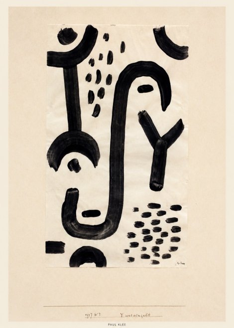 Paul Klee Face of the Goddess No4 - Plakát