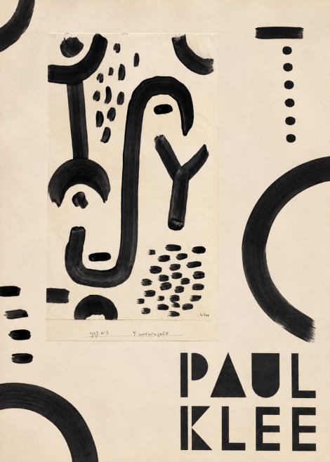 Paul Klee Face of the Goddess No5 - Plakát