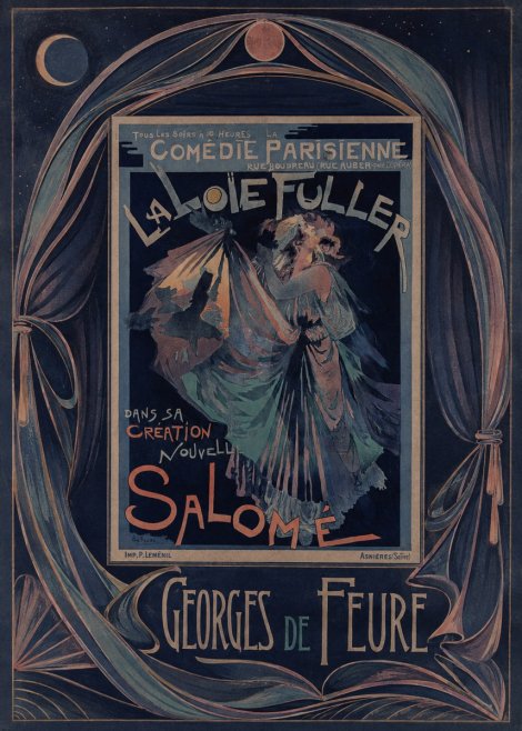 Georges de Feure La Loïe Fuller - Salomé II No4 - Plakát