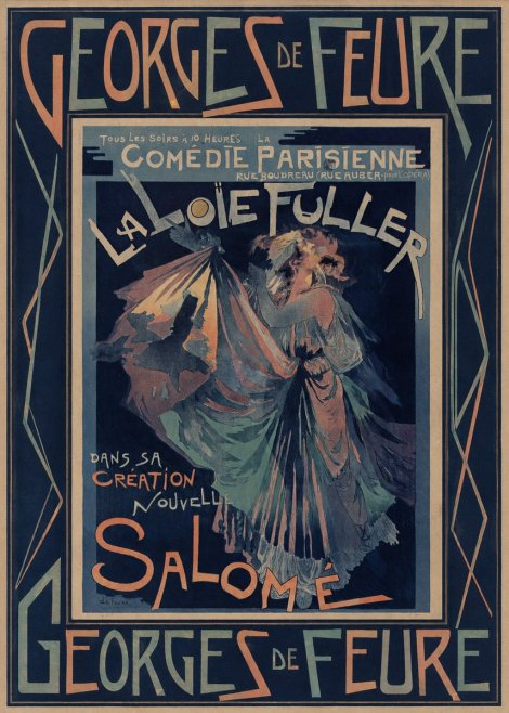Georges de Feure La Loïe Fuller - Salomé II No5 - Plakát