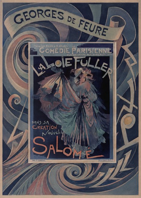 Georges de Feure La Loïe Fuller - Salomé II No6 - Plakát