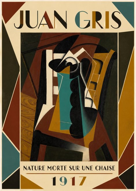 Juan Gris Nature Morte Sur Une Chaise No1 - Plakát