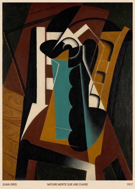 Juan Gris Nature Morte Sur Une Chaise No6 - Plakát