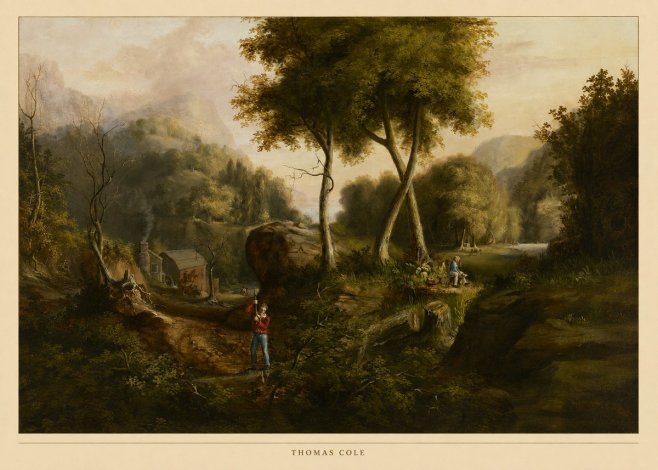 Thomas Cole The Hunter's Return I No5 - Plakát