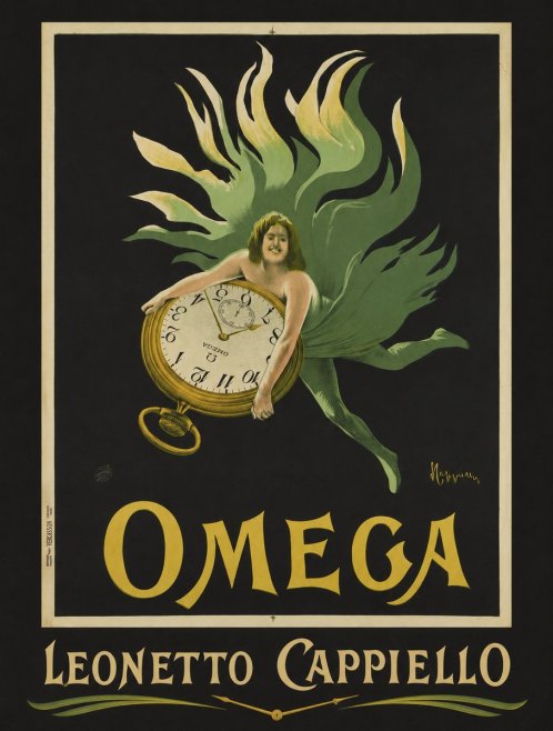 Leonetto Cappiello Omega No6 - Plakát
