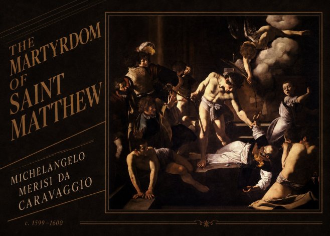 Michelangelo Merisi da Caravaggio The Martyrdom of Saint Matthew No3 - Plakát