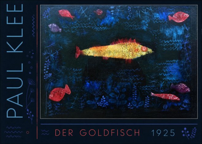 Paul Klee Der Goldfisch No2 - Plakát