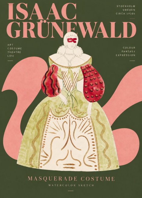Isaac Grünewald Masquerade Costume No5 - Plakát