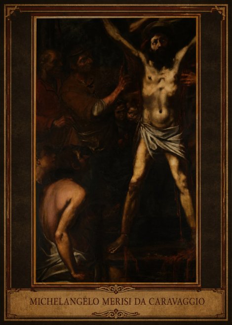 Michelangelo Merisi da Caravaggio The Crucifixion of Saint Peter III No2 - Plakát