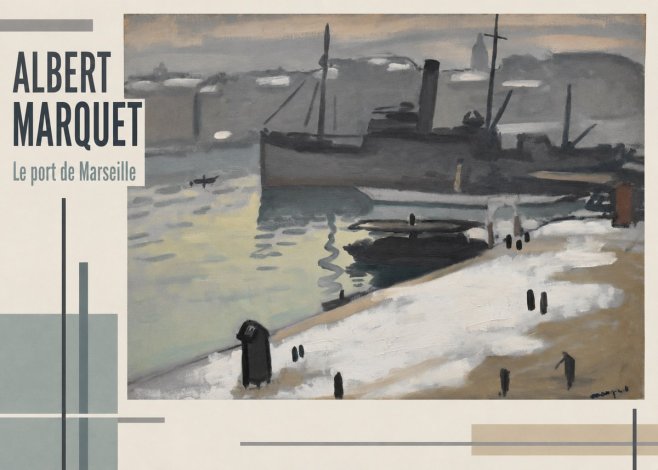Albert Marquet Le Port De Marseille II No2 - Plakát