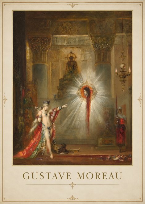 Gustave Moreau The Apparition II No1 - Plakát