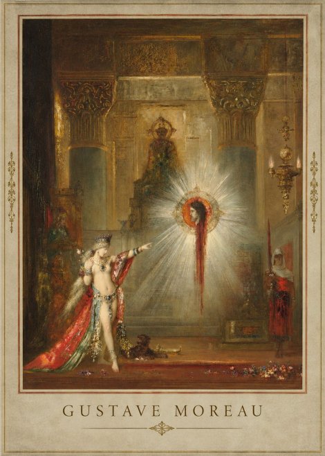Gustave Moreau The Apparition II No4 - Plakát