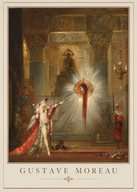Gustave Moreau The Apparition II No6 - Plakát