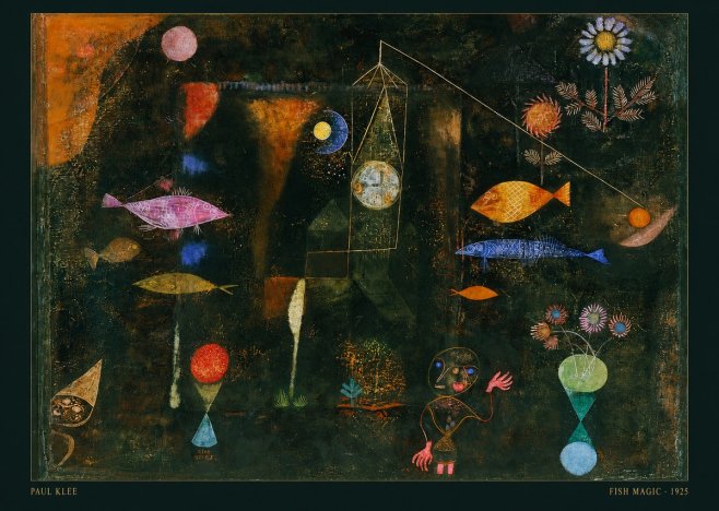 Paul Klee Fish Magic II No6 - Plakát
