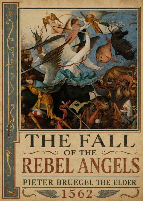 Pieter Bruegel The Fall of the Rebel Angels IV No2 - Plakát