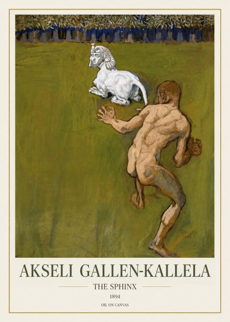 Akseli Gallen-Kallela Väinämöinen's Kantele No2 - Plakát