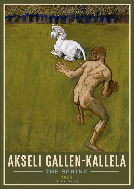 Akseli Gallen-Kallela Väinämöinen's Kantele No5 - Plakát