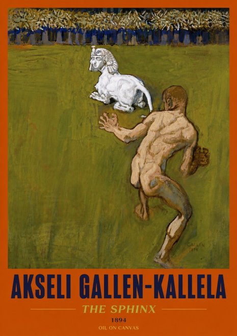 Akseli Gallen-Kallela Väinämöinen's Kantele No6 - Plakát