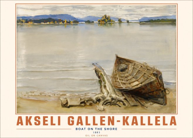 Akseli Gallen-Kallela Boat on the Shore No4 - Plakát