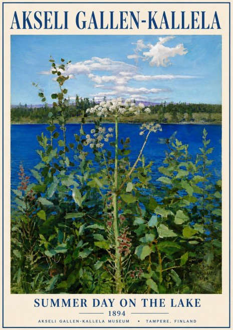 Akseli Gallen-Kallela Summer Day on the Lake No4 - Plakát
