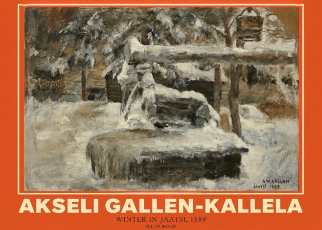 Akseli Gallen-Kallela Winter in Jaatsi, 1889 No2 - Plakát