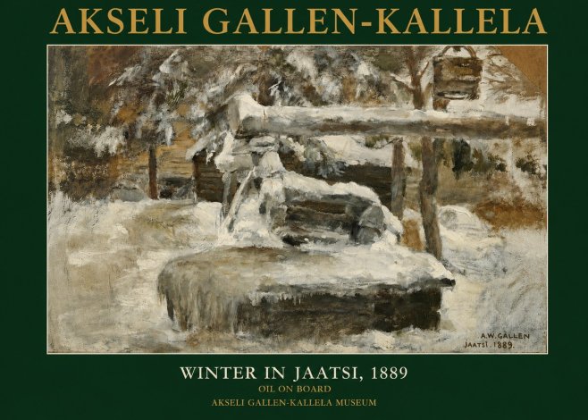 Akseli Gallen-Kallela Winter in Jaatsi, 1889 No3 - Plakát