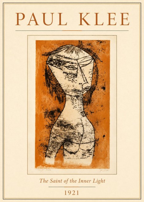 Paul Klee Die Heilige Vom Innern Licht No4 - Plakát