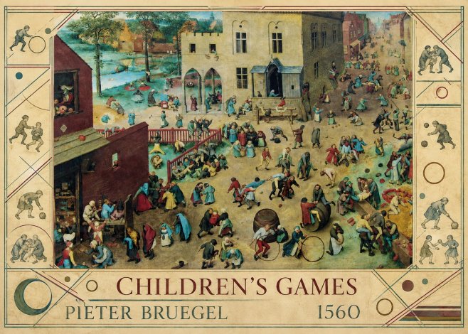 Pieter Bruegel Children's Games III No6 - Plakát