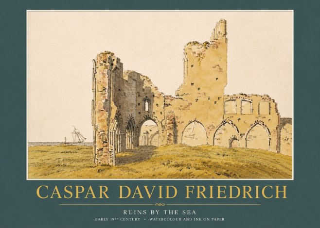 Caspar David Friedrich Ruins by the Sea No4 - Plakát