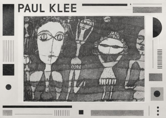 Paul Klee Specter of a Genius No3 - Plakát