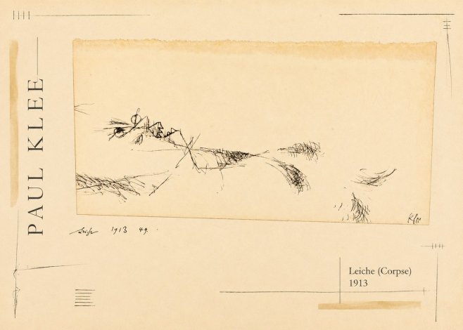Paul Klee Leiche (Corpse) No2 - Plakát