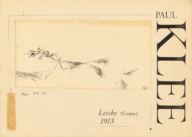 Paul Klee Leiche (Corpse) No3 - Plakát