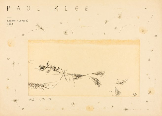 Paul Klee Leiche (Corpse) No4 - Plakát