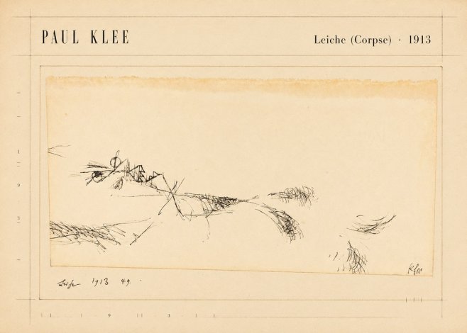 Paul Klee Leiche (Corpse) No5 - Plakát